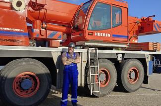“Goede begeleiding als mobiele kraanmachinist in opleiding”